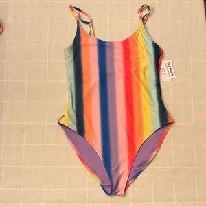 Old Navy Colorful Striped Women’s  Swimsuit